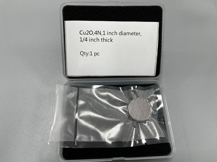 Cu2O PLD Target in Box