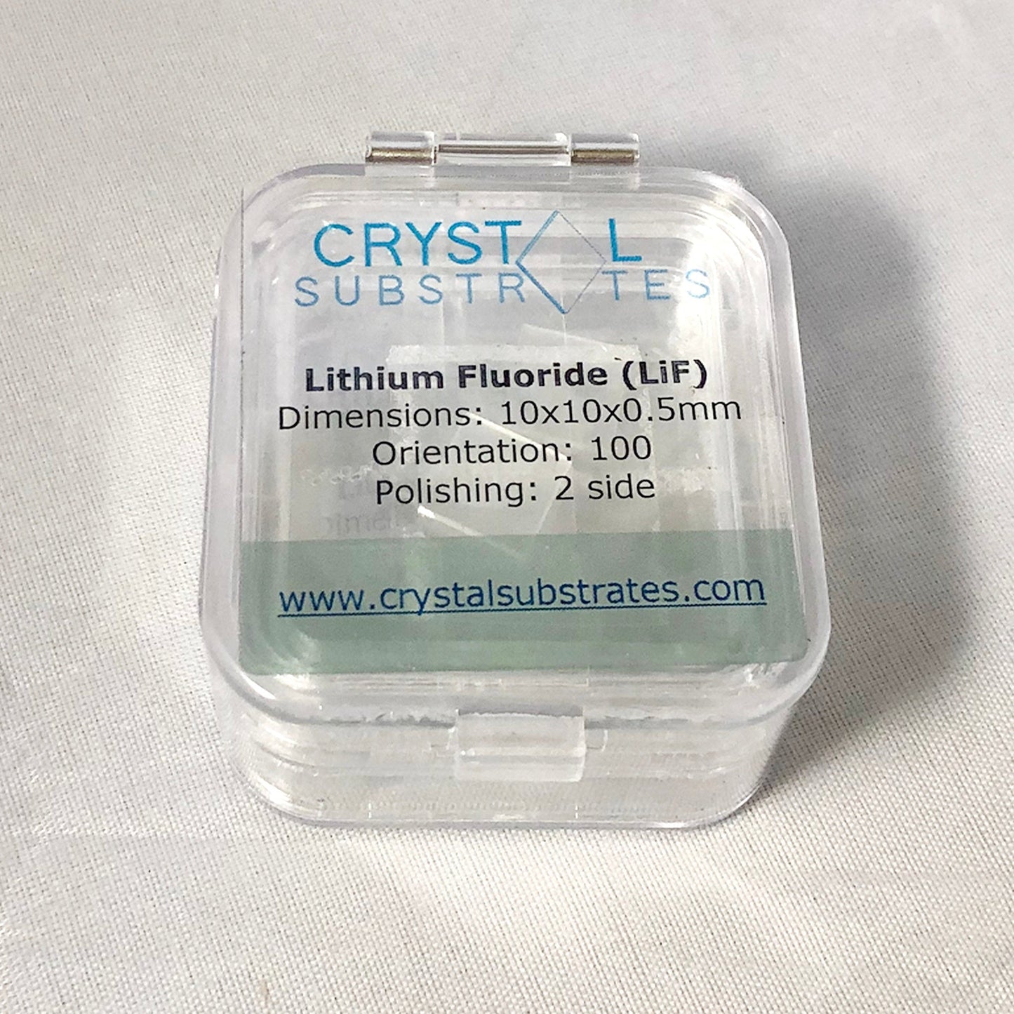 Lithium Fluoride (LiF) Single Crystal Substrates (5pack)