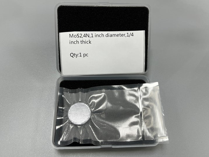 MoS2 Sputtering Target Ready to Ship
