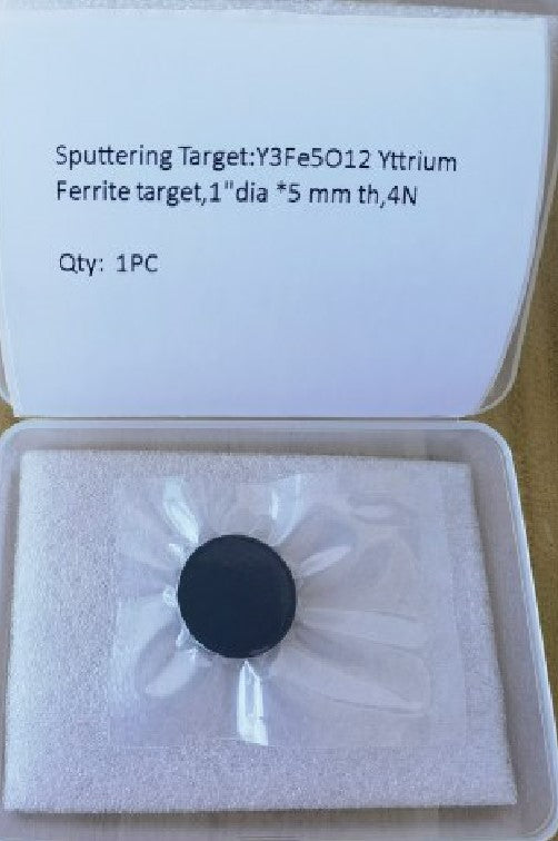 Yttrium Iron Garnet (Y3Fe5O12, YIG) PLD Target
